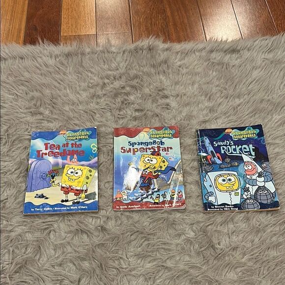 Nickelodeon Other - Nickelodeon vintage sponge bob SquarePants set‎ of 3 books